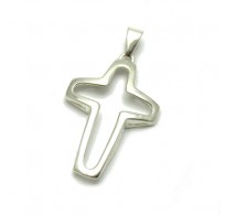 PE001196 Sterling silver pendant  Cross solid 925 new  Empress